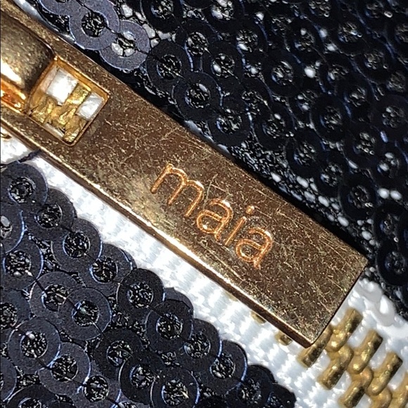 Super Cute! M by Maia Mini Sequined PolkaDot Dress - Picture 8 of 11
